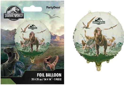 Balon din folie Jurassic World acadea 35 × 35 cm - 1 bucată