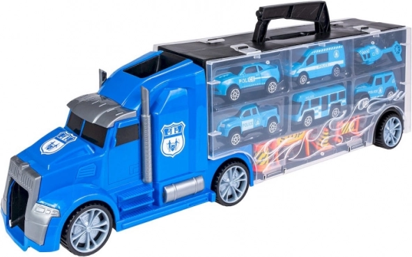 Camionetă cu mașinuțe