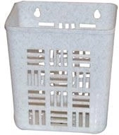 Coșuleț suspendat mic din plastic 12 × 10 × 13 cm – mix de culori