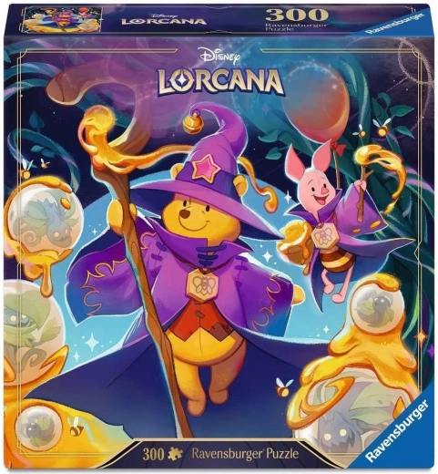 Puzzle Ravensburger Disney Lorcana: Ursulețul Pooh și Purceluș 300 de piese