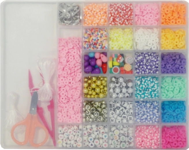 Mărgele în husă cu compartimente – set pentru confecționarea bijuteriilor