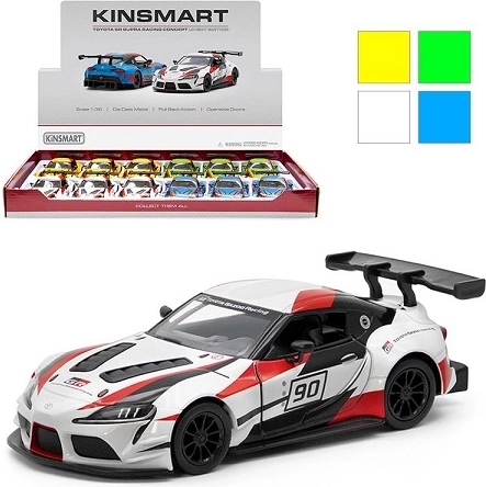 Toyota GR Supra Racing Concept – model auto metalic 1:36 cu pull-back