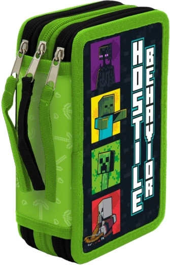 Penar echipat Minecraft cu trei compartimente „Hostile behavior”