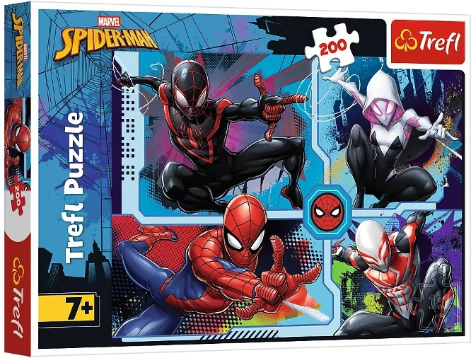 Puzzle Spider-Man: Ghicitori păianjen 200 de piese