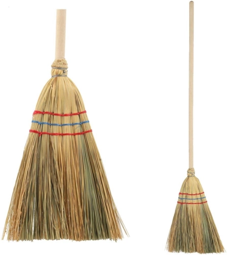 Mătură din sorg cu coadă de lemn 95 cm
