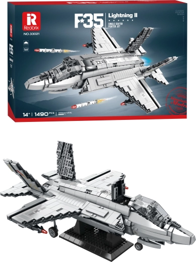 Set de construcție avion de vânătoare F-35 Lightning II (1490 de piese)