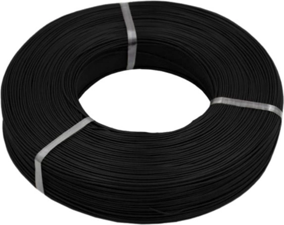 MSP fir de alimentare din silicon 28AWG 0,08 mm² 1 m negru - 1 bucată
