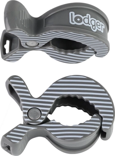 Lodger swaddle clip carbon stripe - 2 pachete
