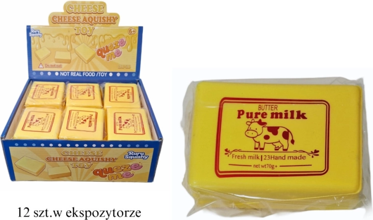 Minge antistres de strâns în formă de cub de unt - 1 bucată