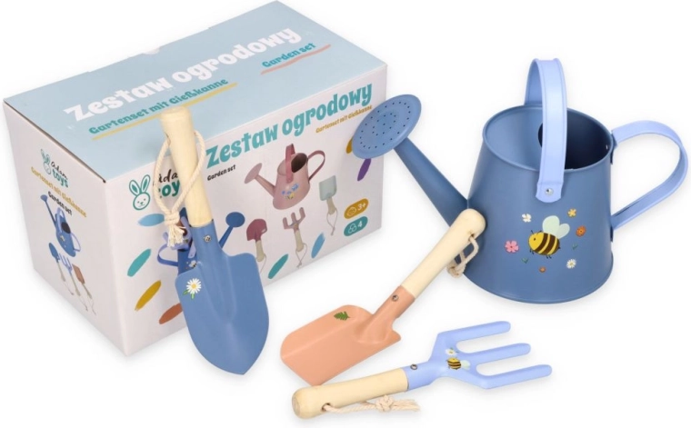 Adam Toys set de unelte de grădină albastre