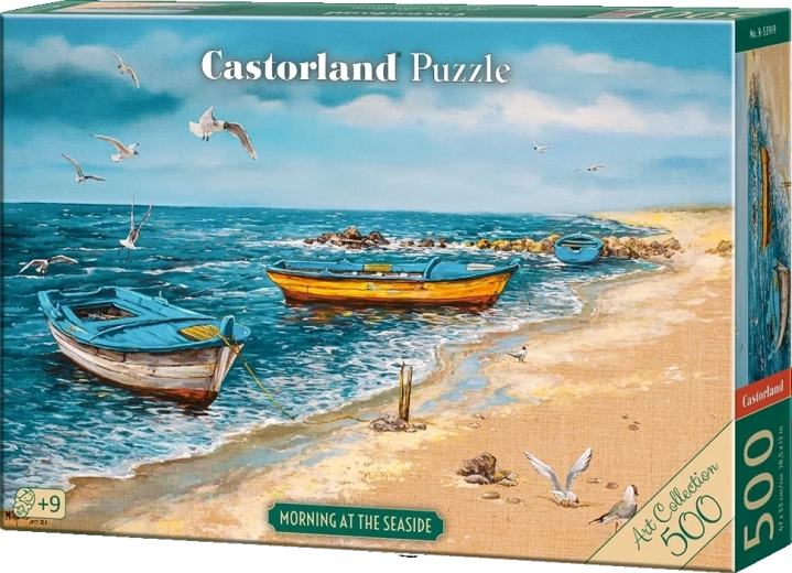 Puzzle Dimineață la mare – 500 de piese CASTORLAND