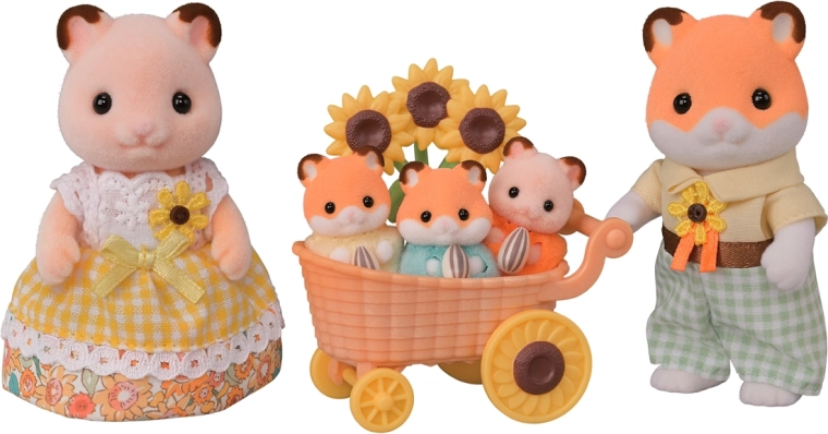 Familia de hamsteri Sylvanian Families