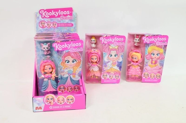 KookyLoos prințesă – păpușă cu animăluț de companie și accesorii