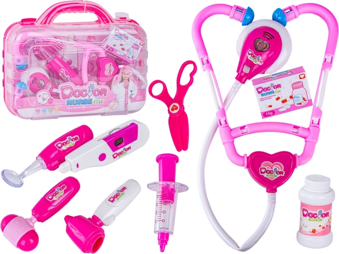 Valiză medicală pentru copii cu accesorii - 1 bucată