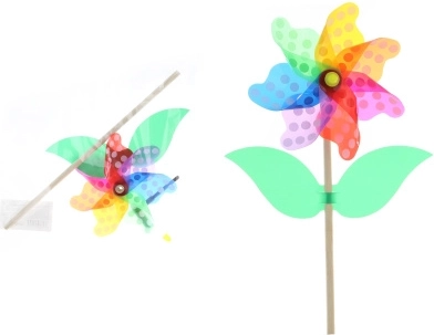 Morisca în formă de floare pe tijă din plastic