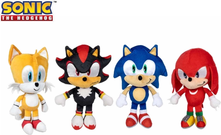 Figurină de pluș SONIC THE HEDGEHOG 22 cm