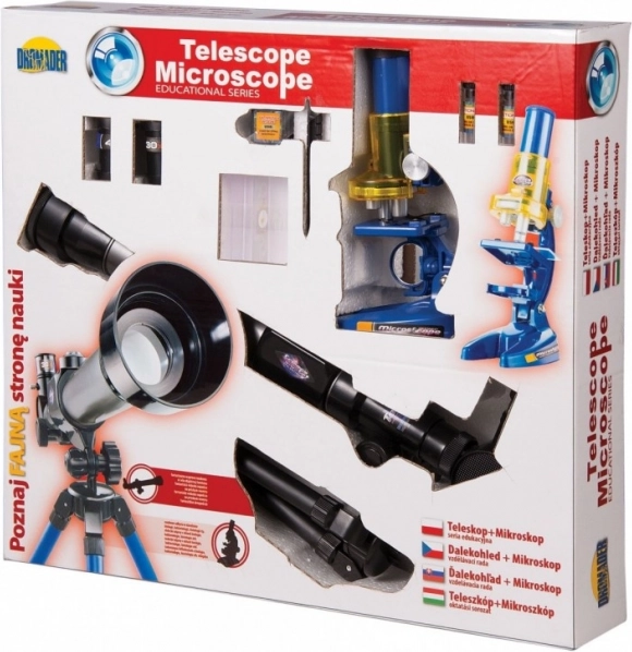 Set educativ Telescop și Microscop