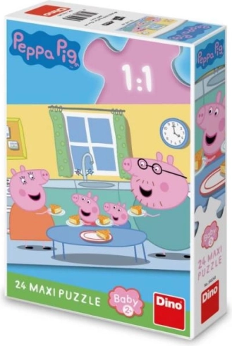Puzzle Peppa Pig prânz 24 piese maxi