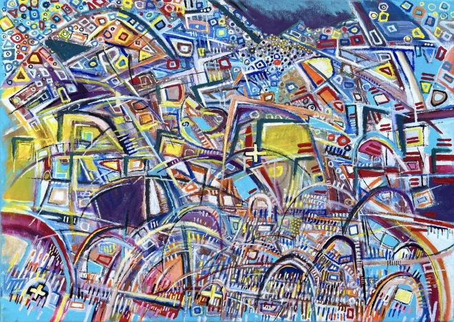 Enjoy puzzle Tensiune în curbe 1000 piese