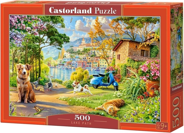 Puzzle Castorland poteca de-a lungul lacului 500 de piese