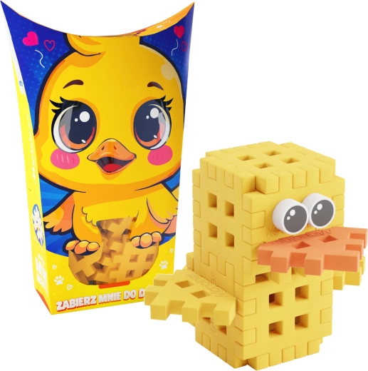 Set de construcție Mini Waffle Pocket Pets – rățușcă