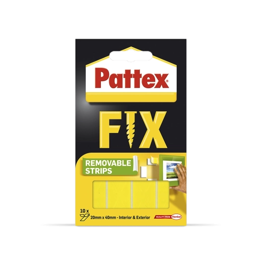 Pattex Super Fix benzi adezive duble 2 kg, 10 buc (4 × 2 cm)