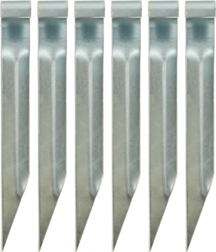 Ancore pentru trambulină – cârlige din oțel pentru fixare, 6 buc (35 × 4 cm)