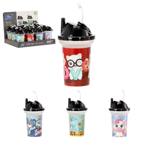 Cana pentru copii cu pai 300 ml