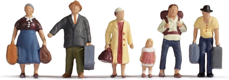 Noch set de figurine călători H0