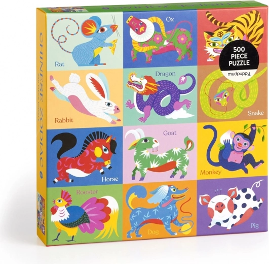 Puzzle Zodiac Chinezesc 500 Piese