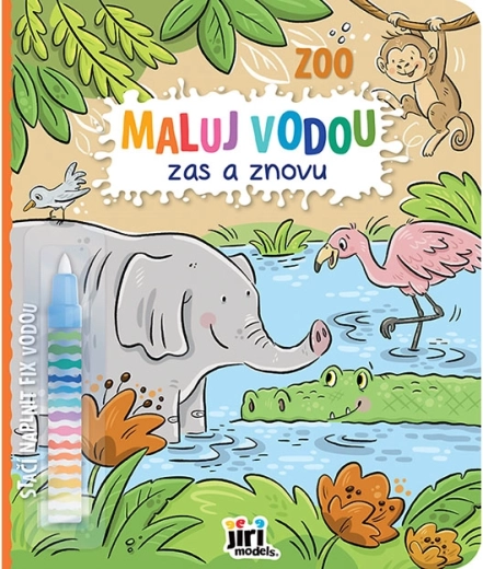 Pictează cu apă iar și iar – Zoo
