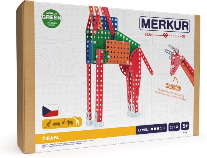 Merkur zoo girafă, 231 piese