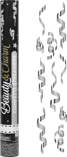 Beauty Charm confeti pneumatice – serpentini argintii