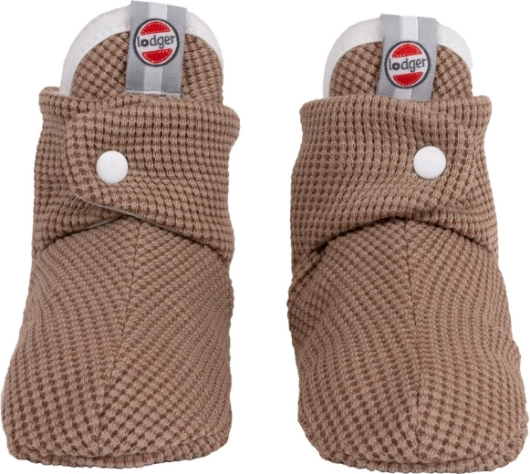 Botoșei din bumbac Lodger Slipper Ciumbelle bej 6–12 luni