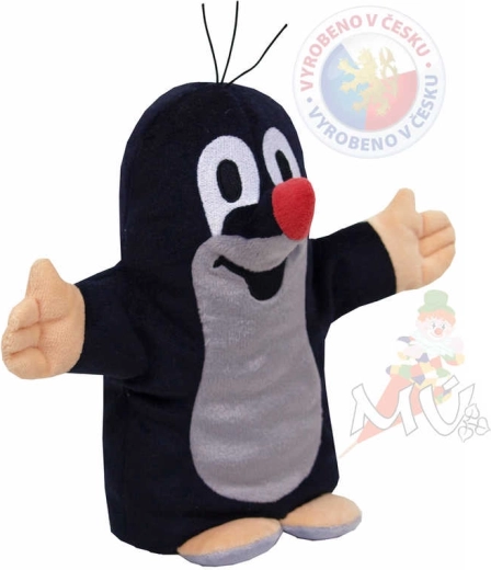 Moravská Ústředna marionetă de pluș vorbitoare Krteček 20 cm - 1 bucată