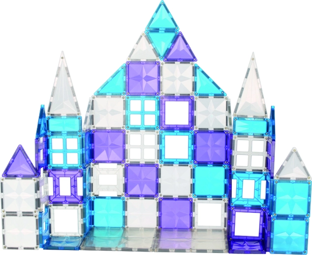 Cleverclixx set de construcție magnetic Mega Ice Crystal Pack 180 de piese