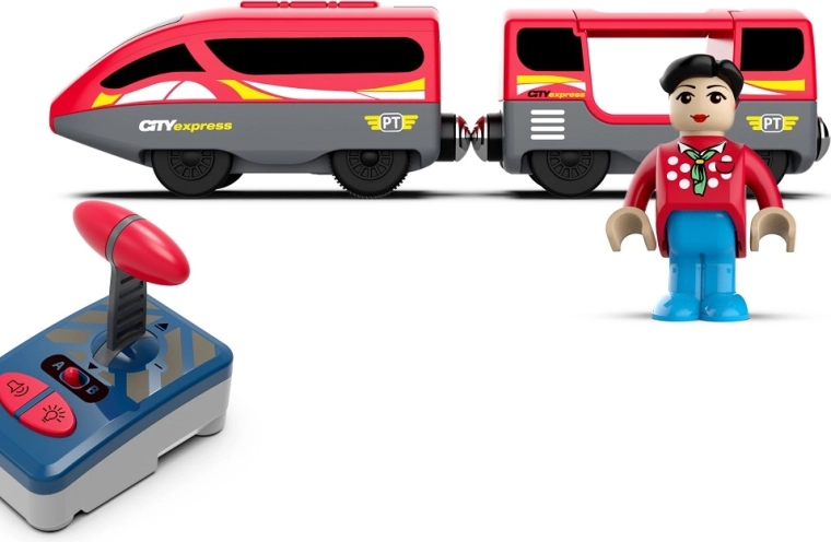 2Kids Toys set de tren electric cu telecomandă și figurină