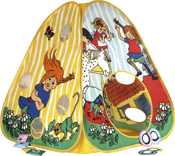 Cort pop-up pentru copii Pippi cu 3 jocuri în 1 - 1 bucată