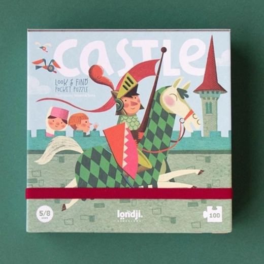 Puzzle Londji Castel medieval (100 de piese)