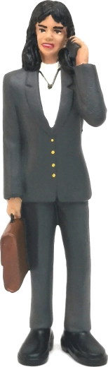 Figurină femeie de afaceri 13,2 cm - 1 bucată