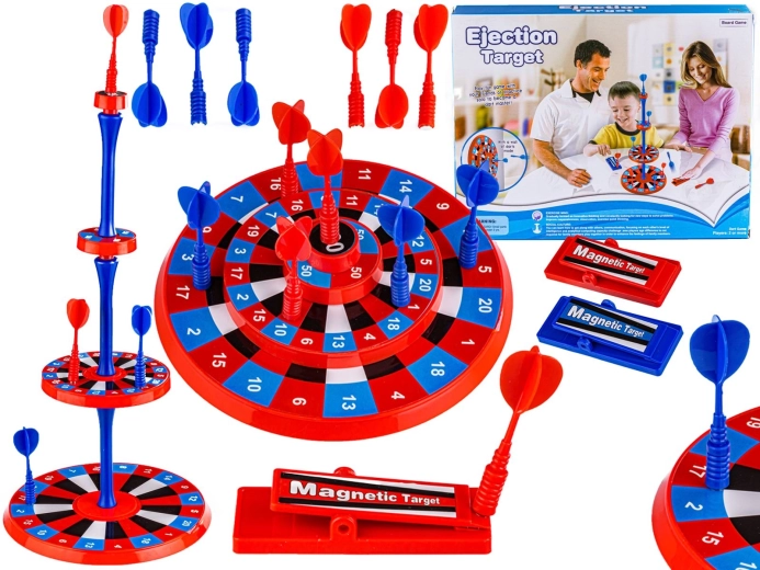 Țintă magnetică de darts pentru copii (darts) cu săgeți