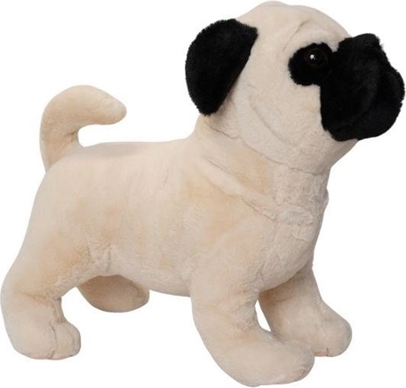 Buldog de pluș mare