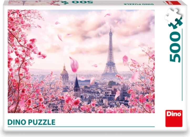 Puzzle DINO Parisul roz 500 de piese