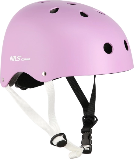 Cască NILS Extreme MTW001 roz – S (52–56 cm)