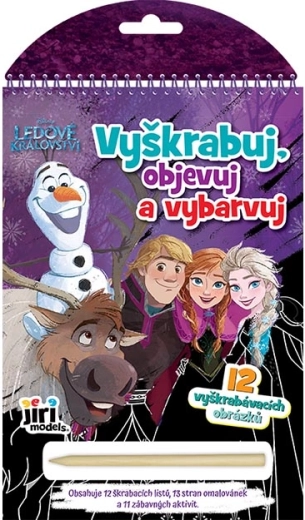 Răzuiește, descoperă, colorează Regatul de gheață