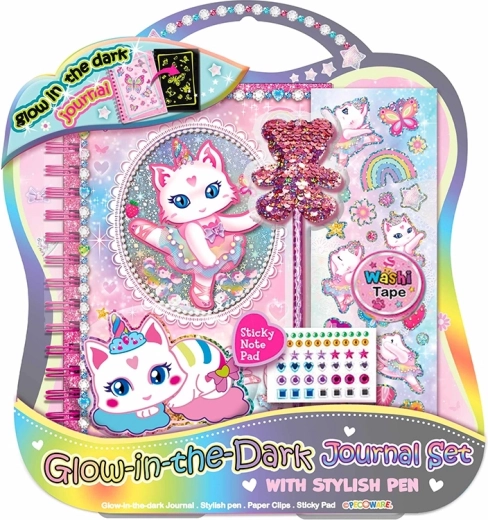 Set de pisici fosforescente pentru camera copiilor