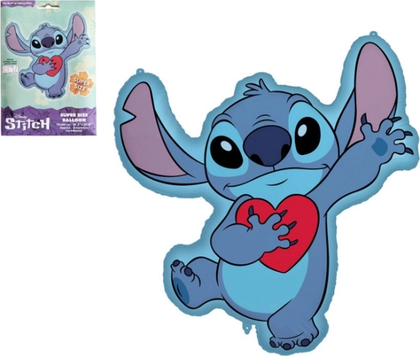 Balón din folie Stitch 75 × 86 cm