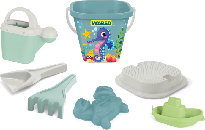 WADER Sea World set pentru nisip (7 piese)