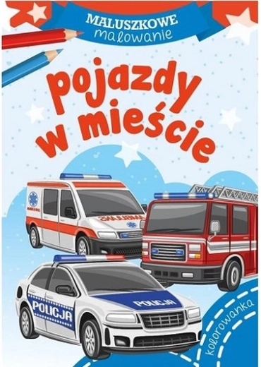 Malușzkowe de colorat: vehicule în oraș