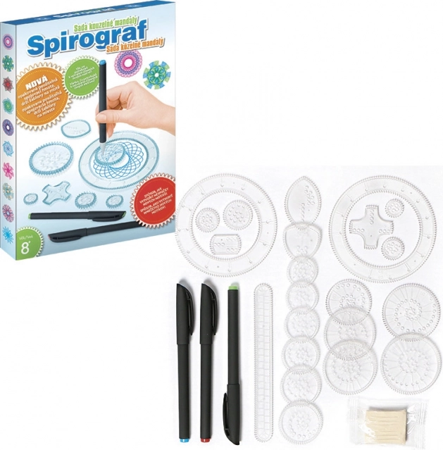Set Spirograf deluxe pentru desen creativ